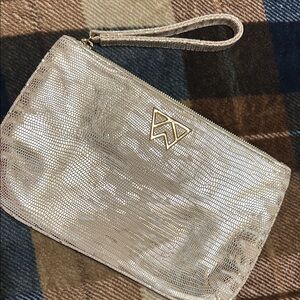 Chic Metallic Wristlet Clutch